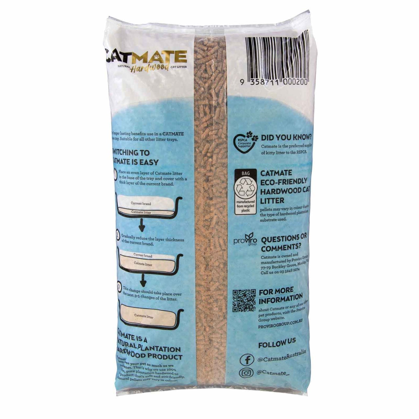 Catmate Wood Pellet Cat Litter