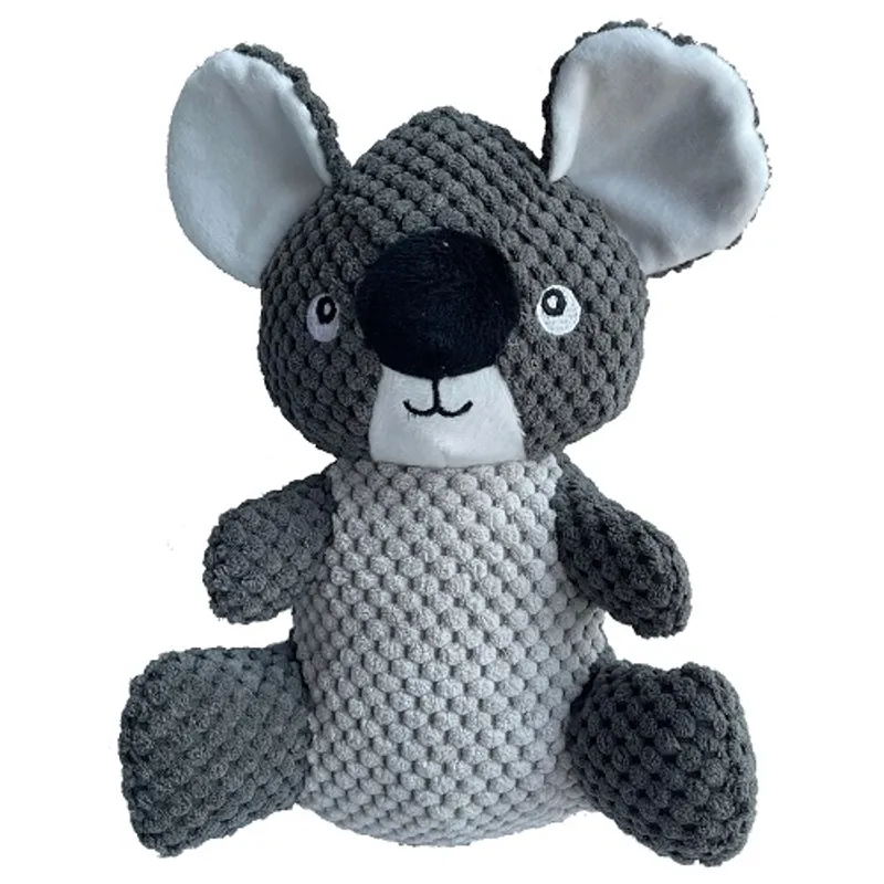 Paw Play Koala Plush Dog Toy with Squeaker (30cm)