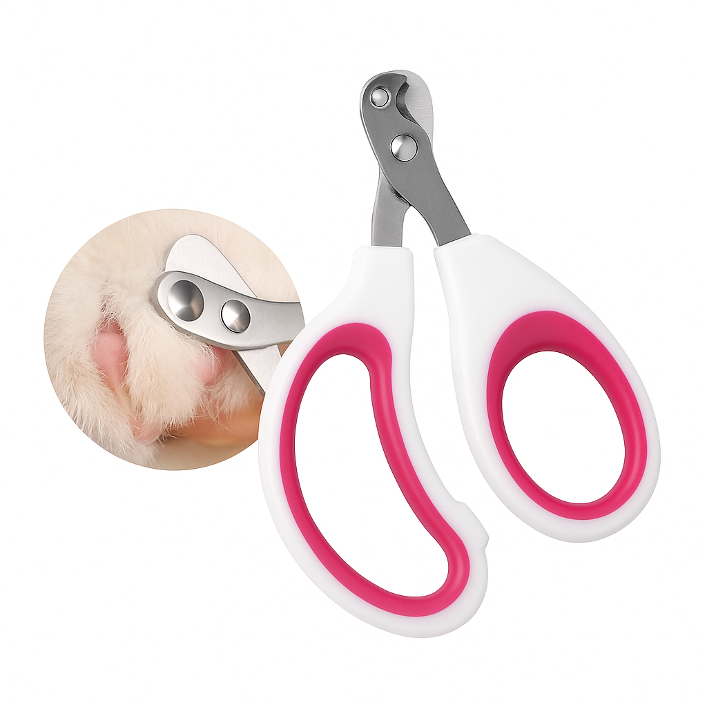 Precision Cat Nail Clippers – Rounded Safety Blade (Multiple Colours)
