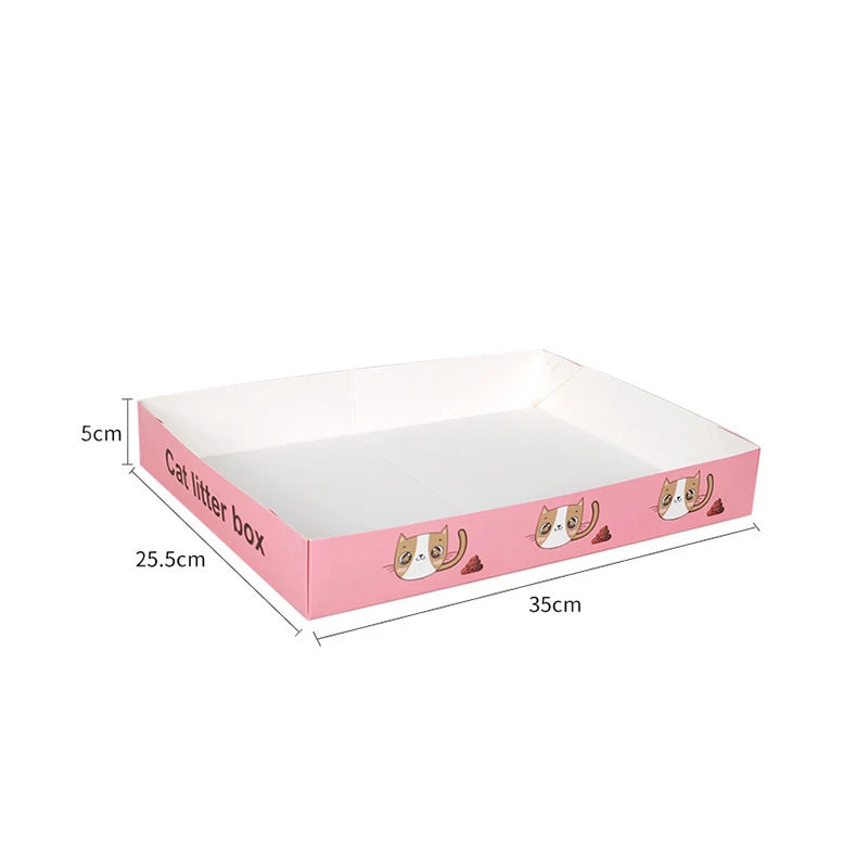 Cat Litter Box - Foldable Disposable