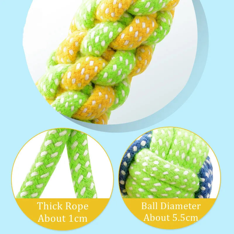 Durable Rope Dog Toy Collection – Tug, Chew & Fetch (7 Styles)