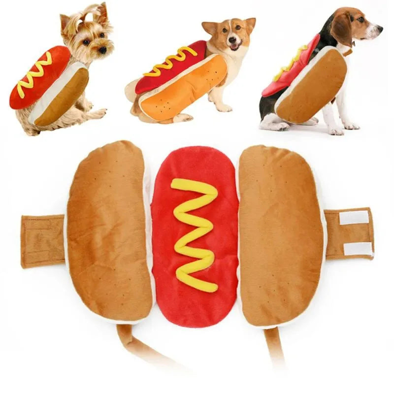 Dog Hot Dog Costume – Funny Pet Outfit
