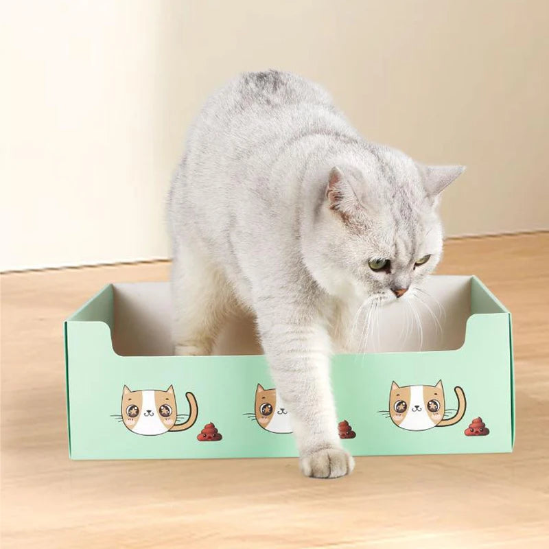 Cat Litter Box - Foldable Disposable