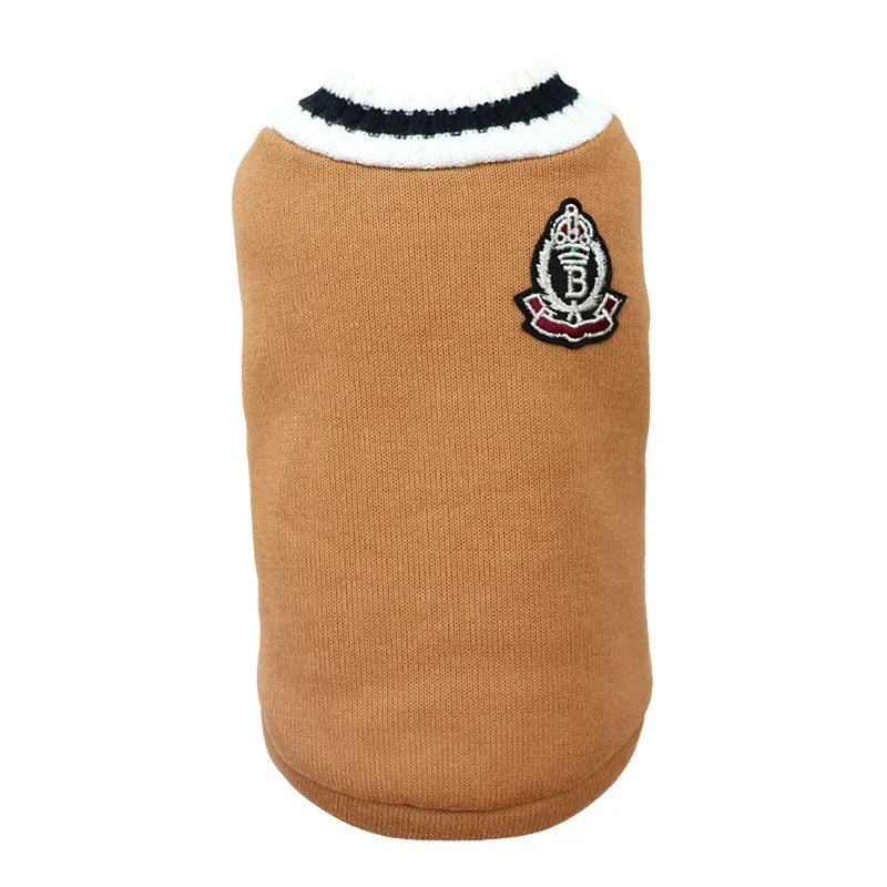 Preppy Knit Cat Sweater – Soft Pullover in 3 Colours