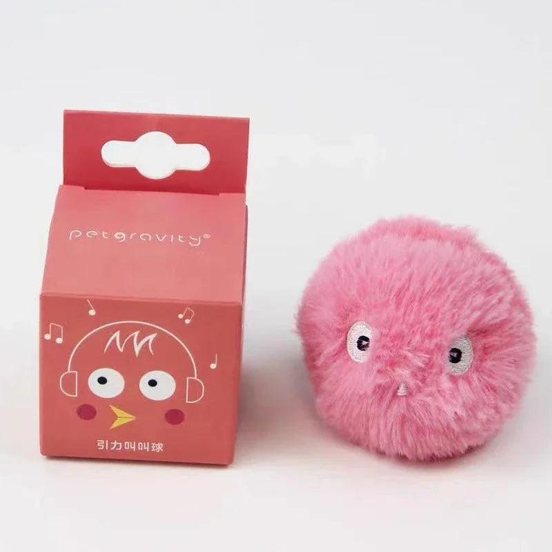 Interactive Plush Sound Ball for Cats – Motion-Activated