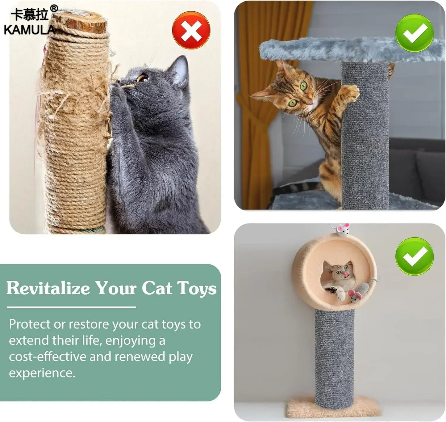 Customisable Cat Scratch Mat – Furniture Protector (Multiple Colours & Sizes)