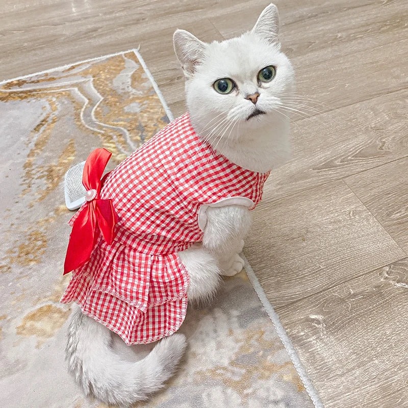 Pet Clothes - Multi variant Cat Dresses