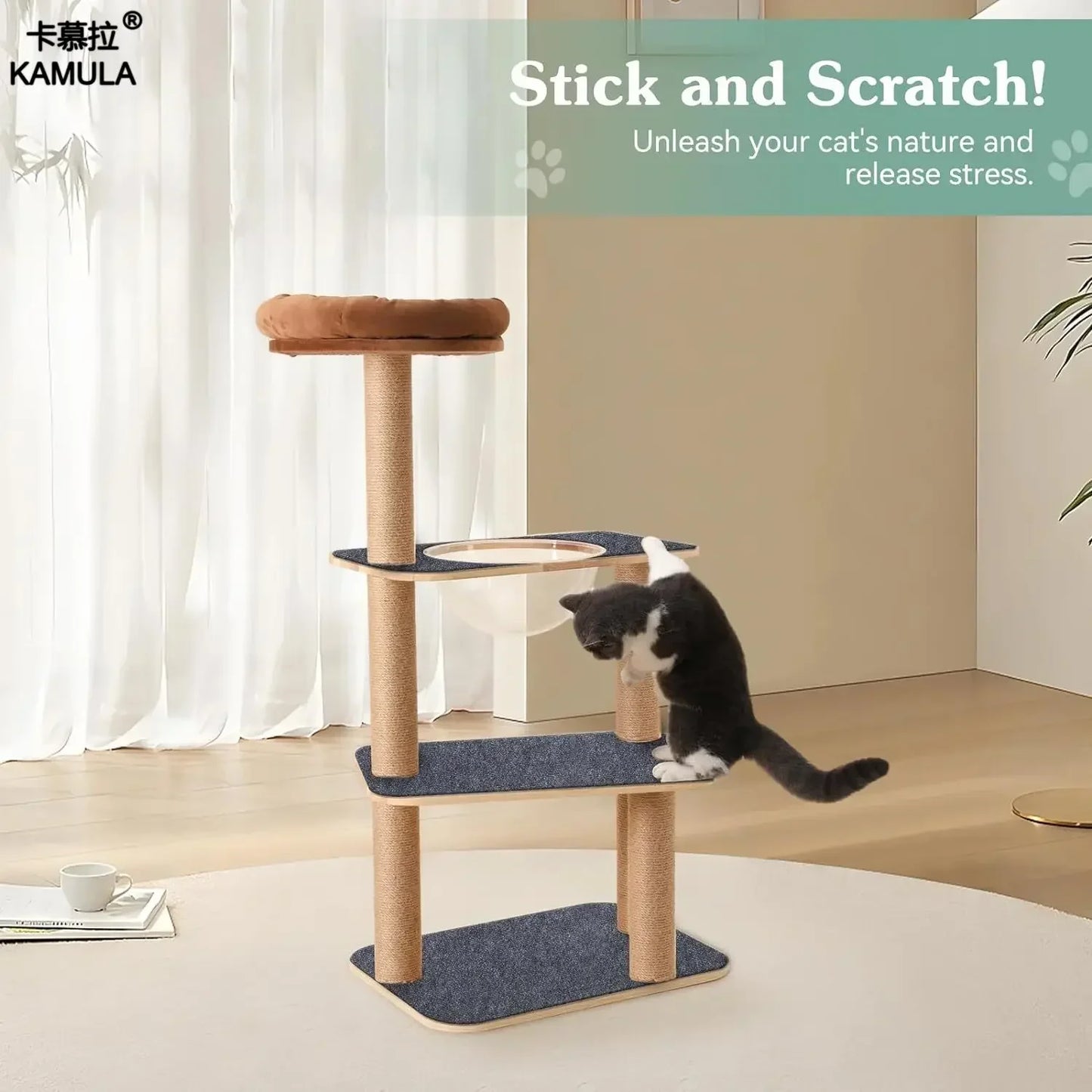 Customisable Cat Scratch Mat – Furniture Protector (Multiple Colours & Sizes)