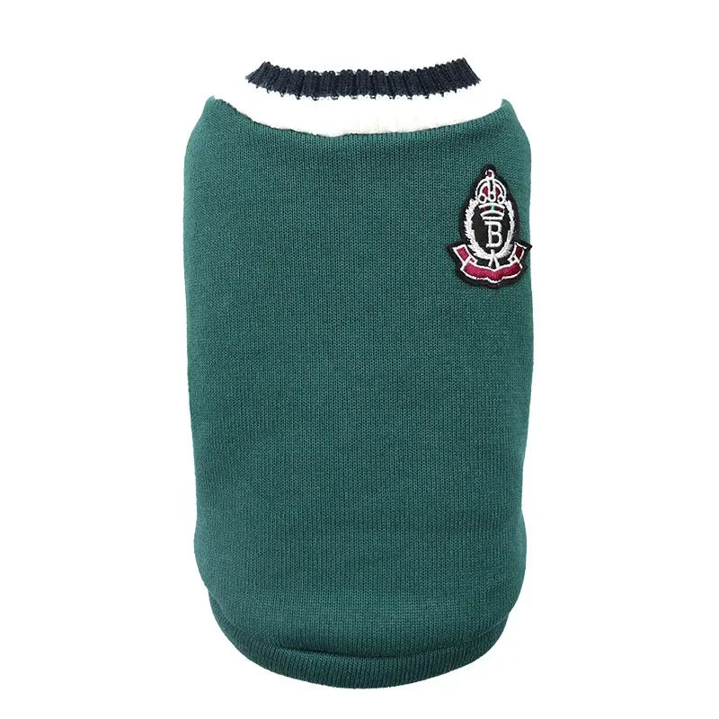 Preppy Knit Cat Sweater – Soft Pullover in 3 Colours