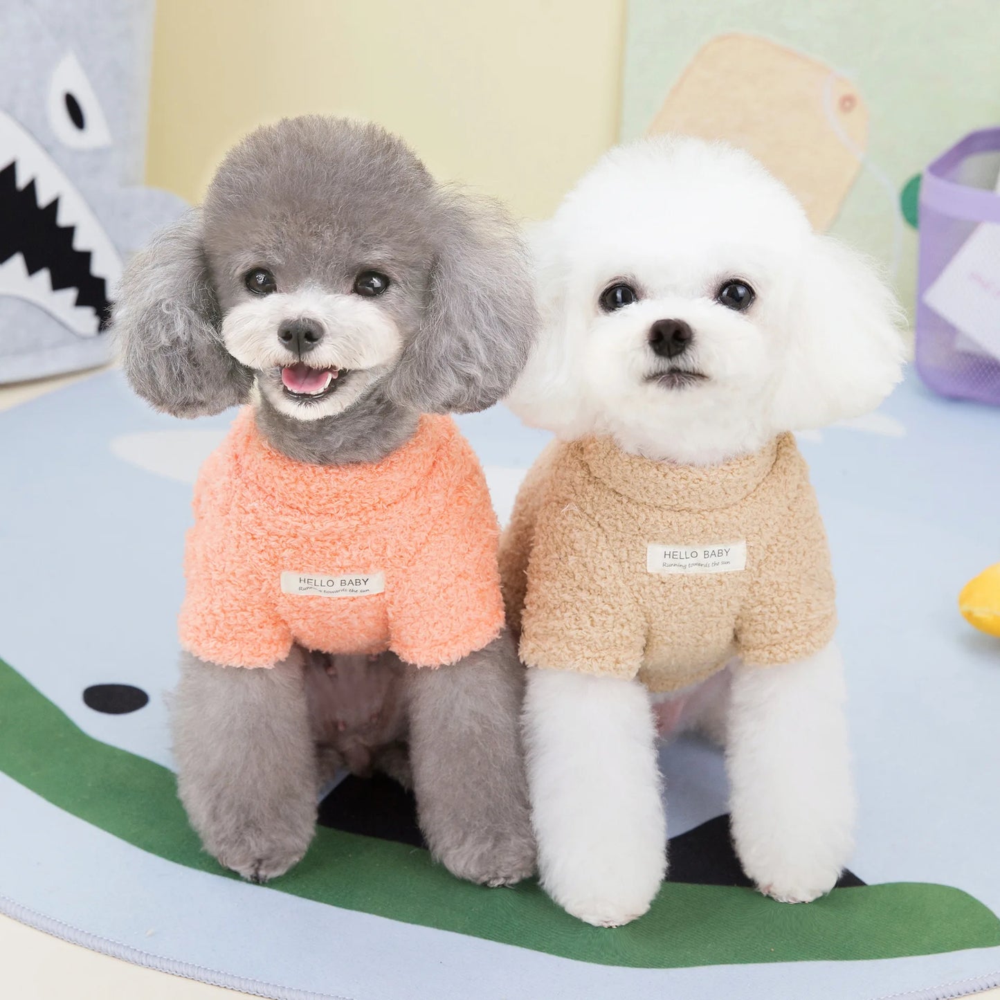 Soft Fleece Dog Jumper with D-Ring