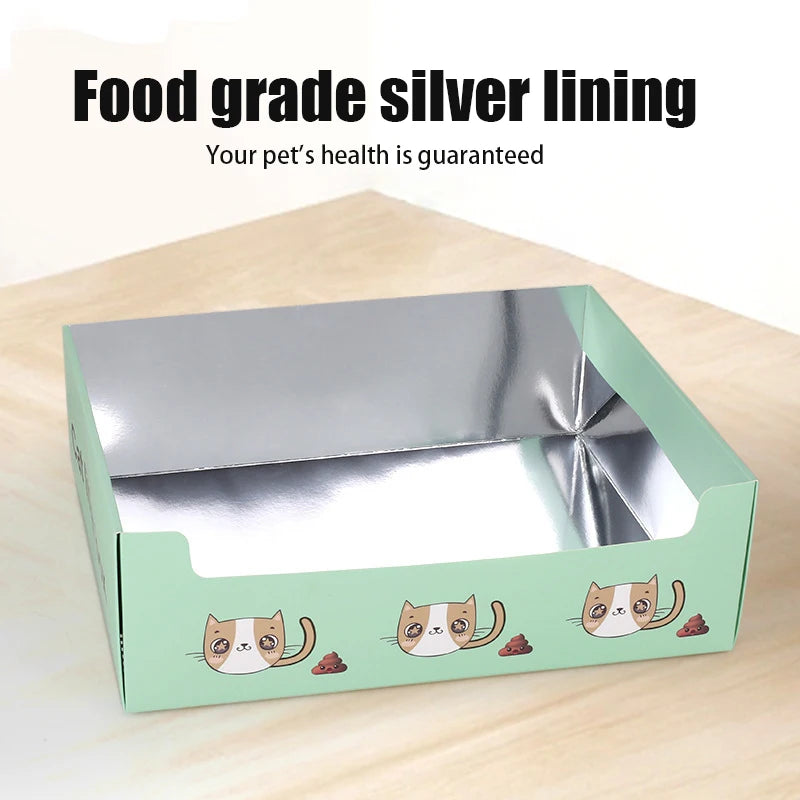 Cat Litter Box - Foldable Disposable