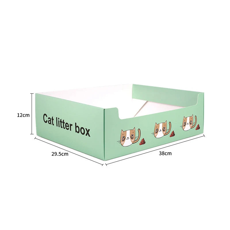 Cat Litter Box - Foldable Disposable
