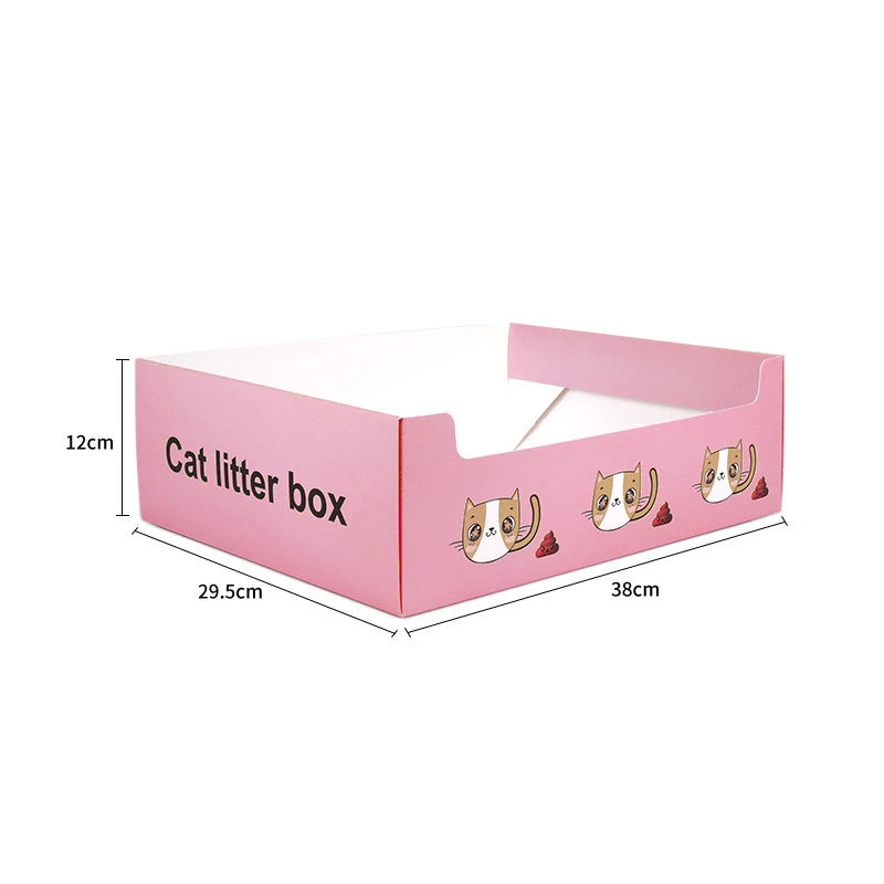 Cat Litter Box - Foldable Disposable