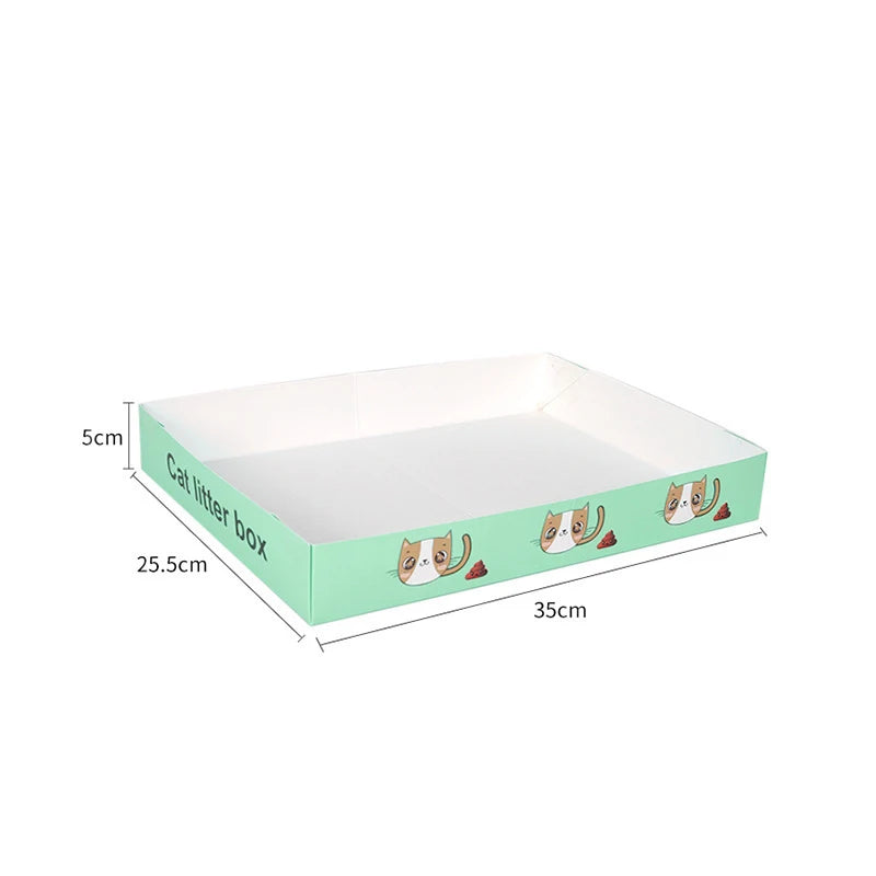 Cat Litter Box - Foldable Disposable