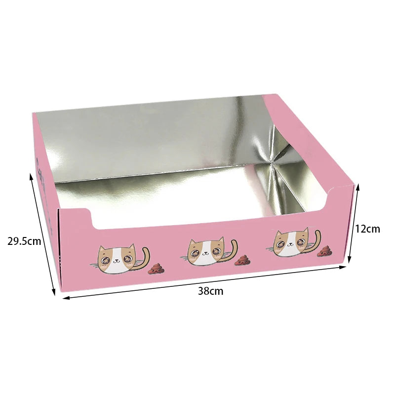 Cat Litter Box - Foldable Disposable