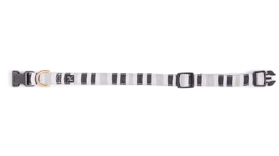 Hemp Dog Collar – Pebble Black