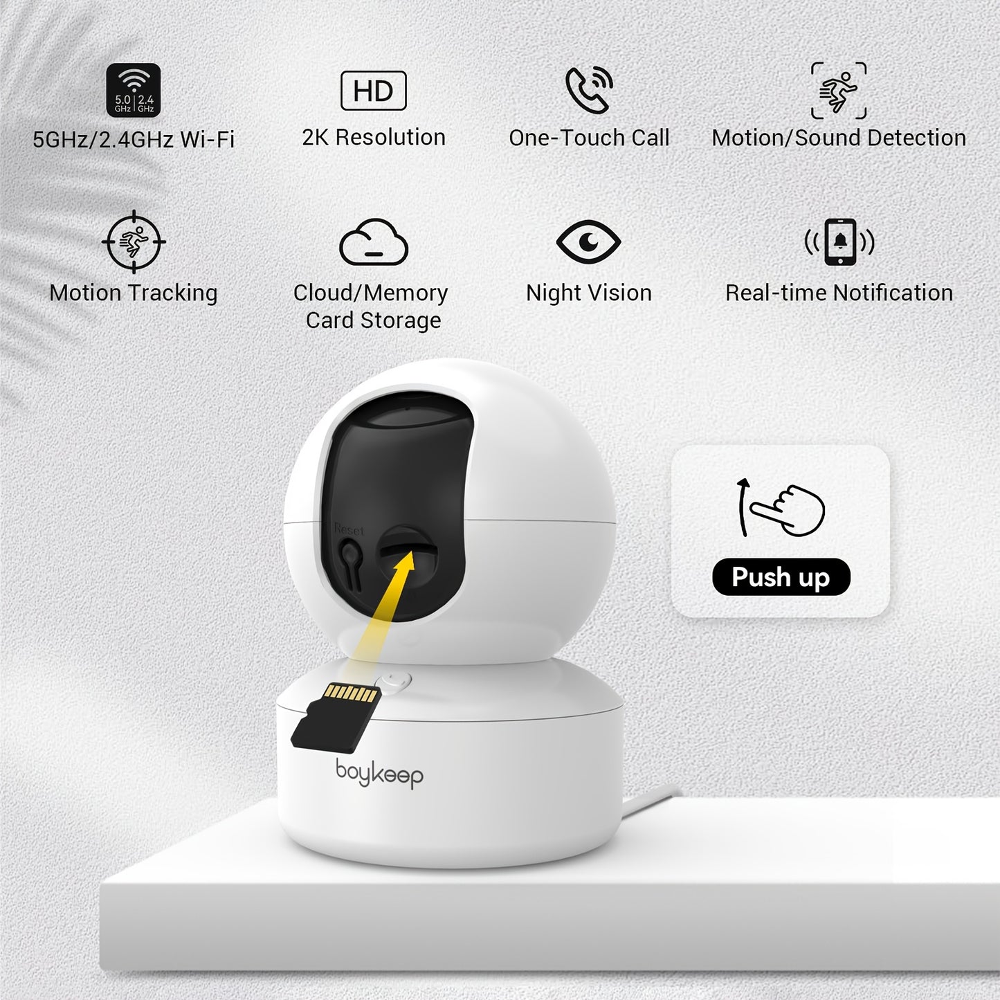 oykeep Smart Pet Camera – 3MP Ultra HD