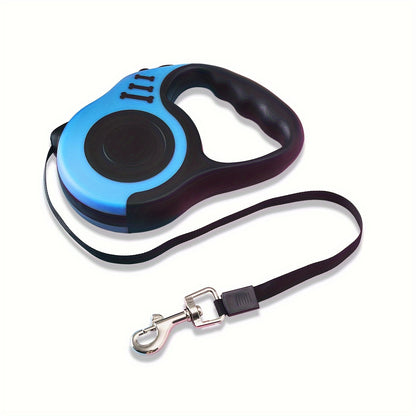 5M Retractable Dog Leash with Anti-Slip Handle – For Small & Medium Pets