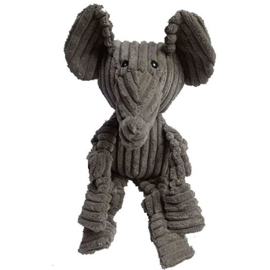 Paw Play Elephant Plush with Squeakers (30cm)