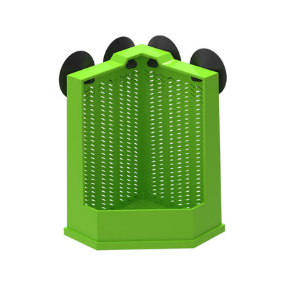 Green Reptile Feeding Station with Anti-Escape Design