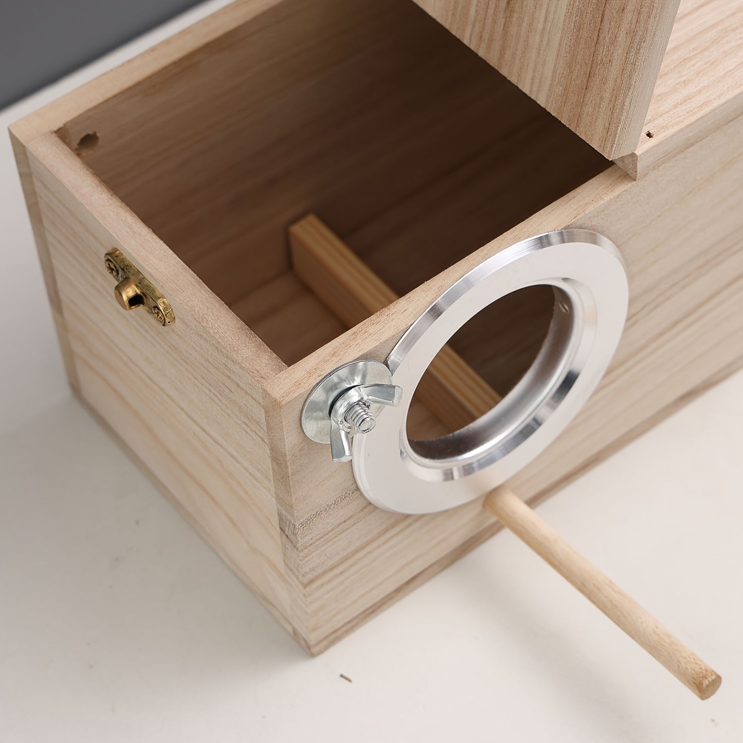 Natural Wooden Bird Nesting Box