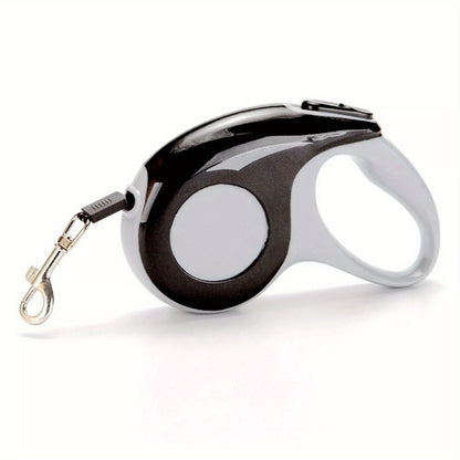 5M Retractable Dog Leash – Tangle-Free with Locking Brake System