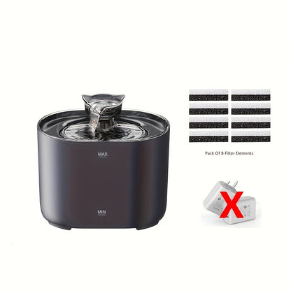 2.2L Cat Water Fountain with Filters – Quiet Circulating Hydration System