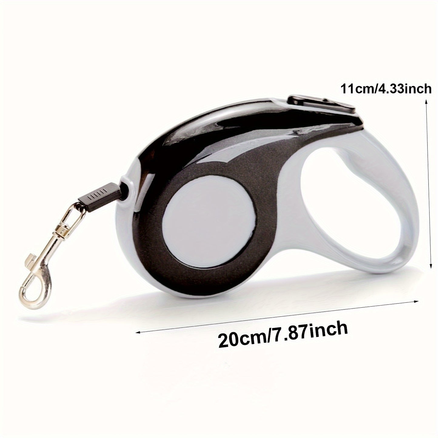 5M Retractable Dog Leash – Tangle-Free with Locking Brake System