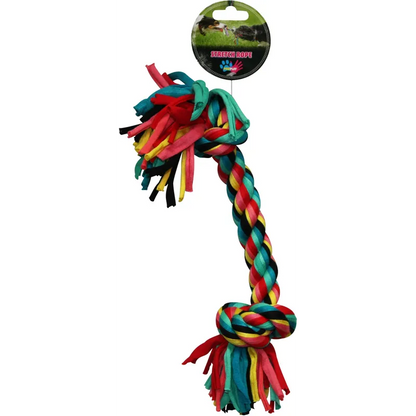 Paw Play Stretch Rope Toy - Tug & Chew Dog Rope