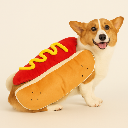 Dog Hot Dog Costume – Funny Pet Outfit