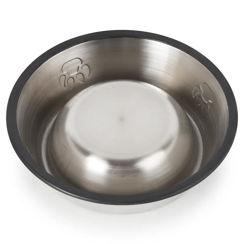 Stainless Steel Anti-Slip Pet Feeding Bowl – 6 Sizes