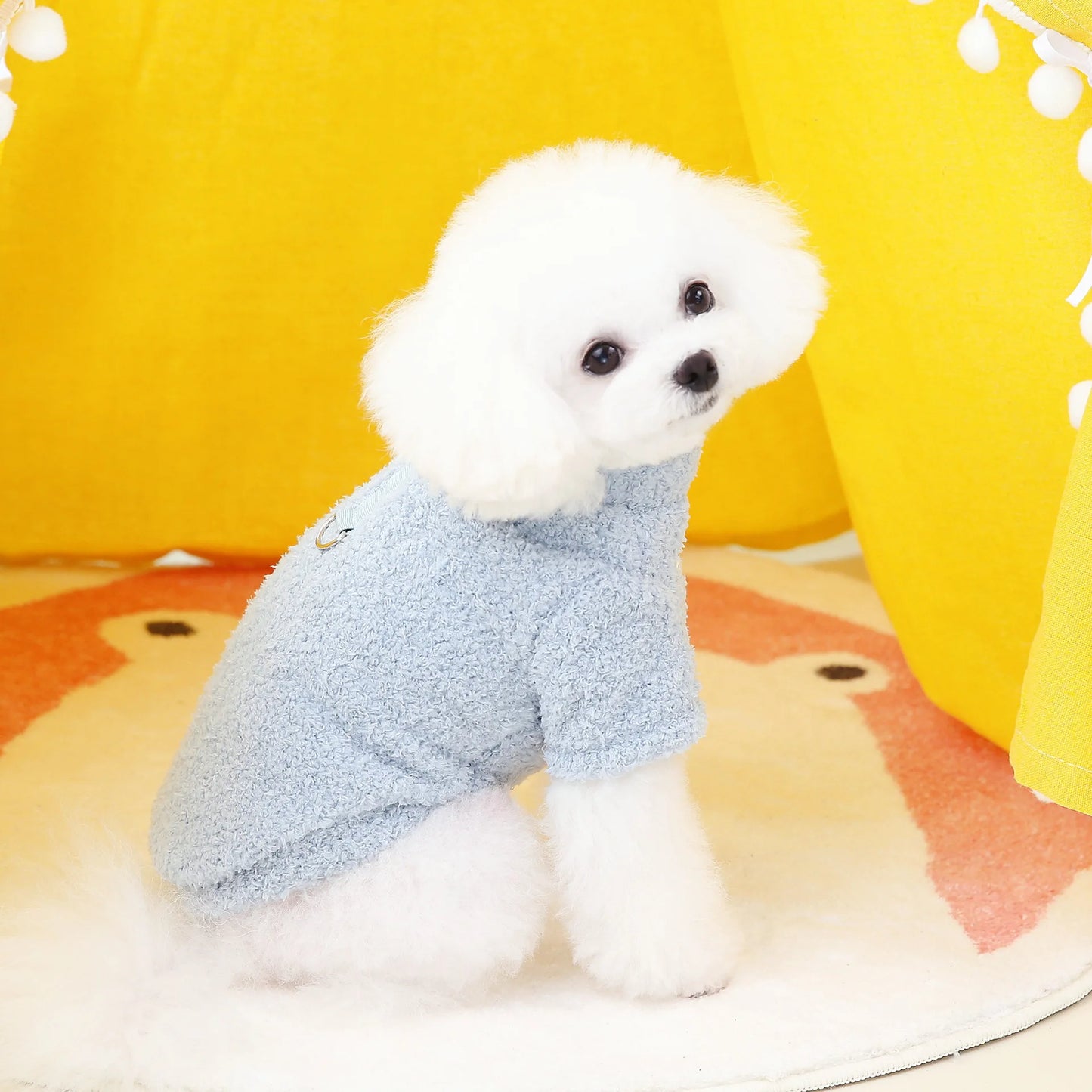 Soft Fleece Dog Jumper with D-Ring