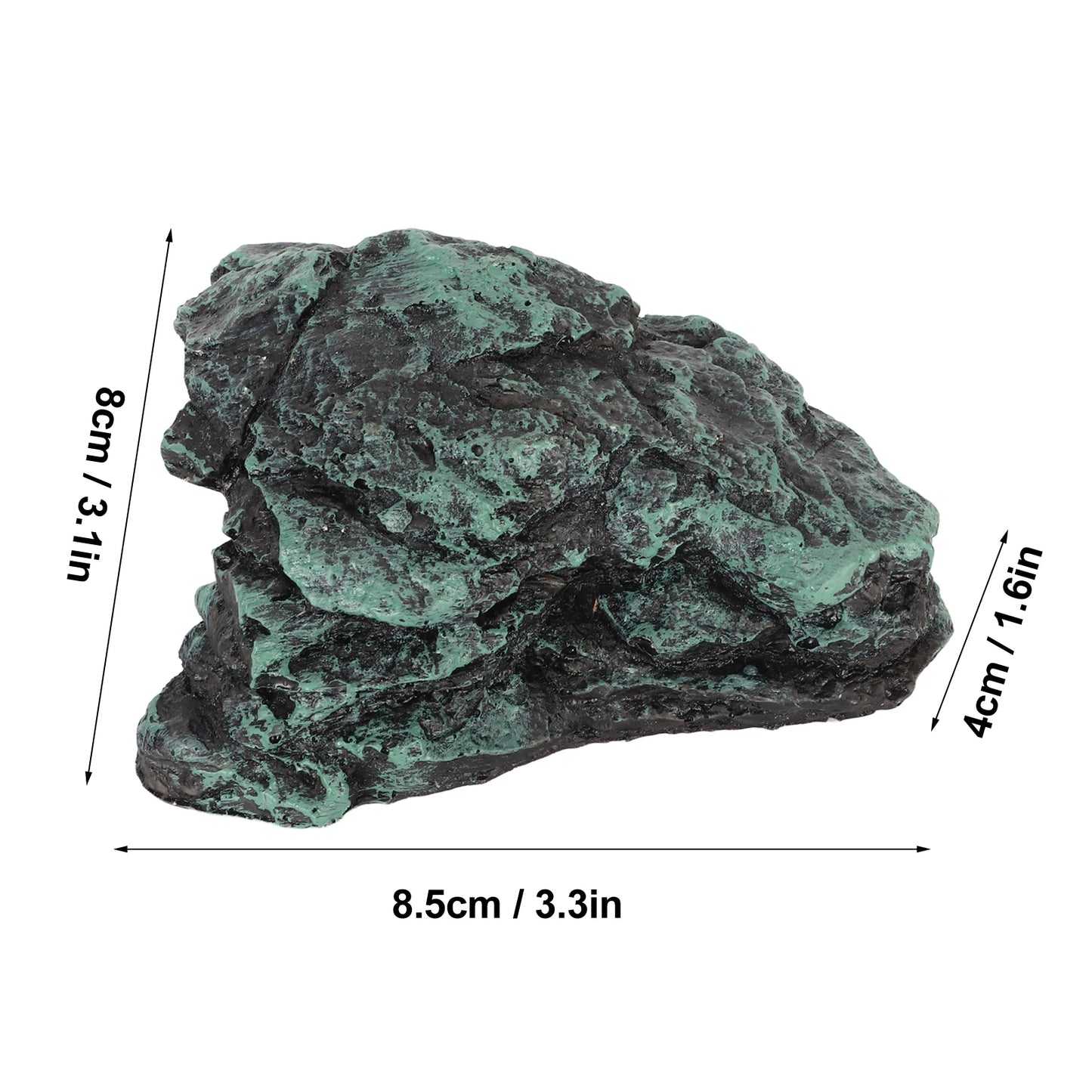 Mini Rock Hide Cave – Compact Resin Shelter for Reptiles & Amphibians