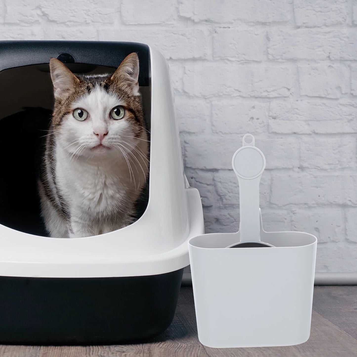 Cat Litter - 2Pc Cat Litter Scoop Sifter with Deep Tray