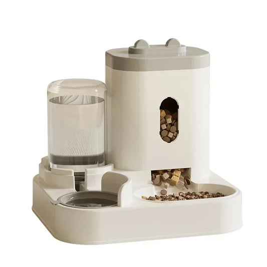 Automatic Feeder With Water Dispenser