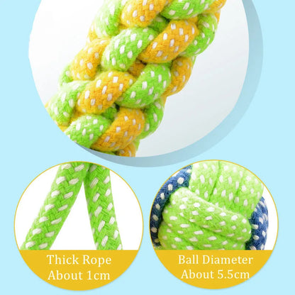 Durable Rope Dog Toy Collection – Tug, Chew & Fetch (7 Styles)