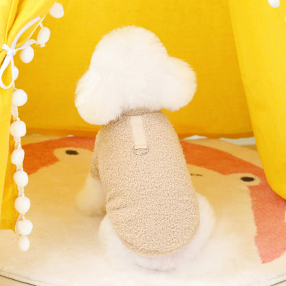 Soft Fleece Dog Jumper with D-Ring