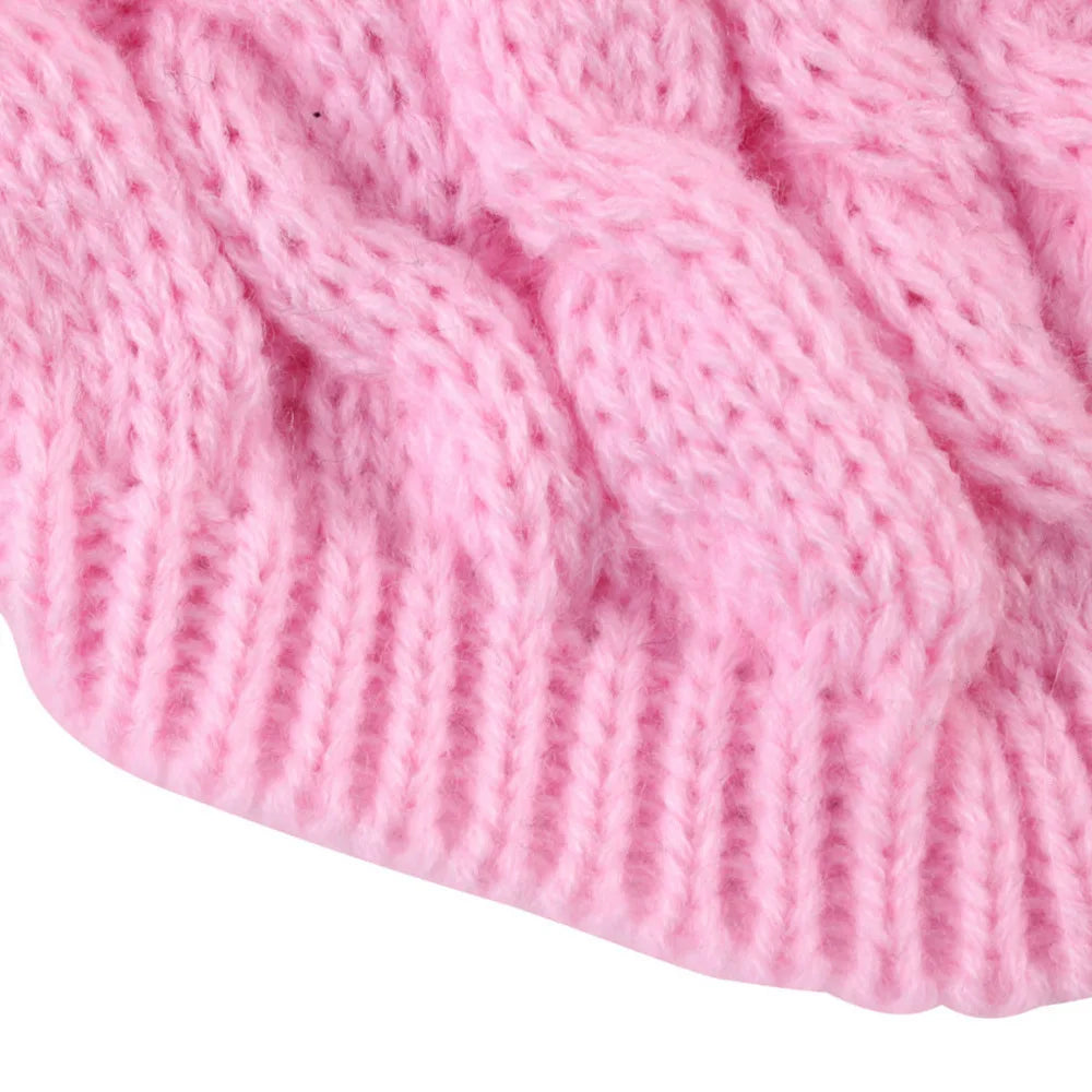 Cable Knit Dog Sweater – Warm Winter Pullover for Small to Medium Dogs