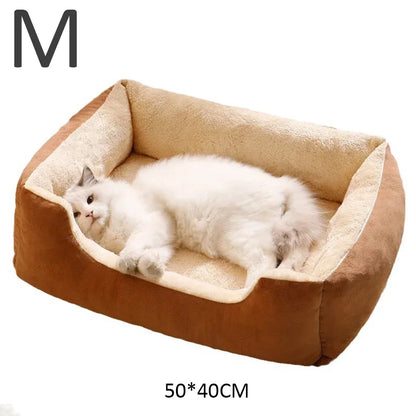 Ultra-Plush Cat Sofa Bed – Multiple Sizes & Colours