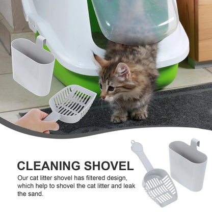 Cat Litter - 2Pc Cat Litter Scoop Sifter with Deep Tray
