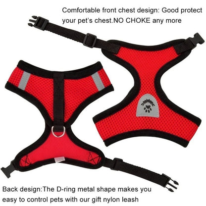 Cat Harness with Adjustable Lead Leash