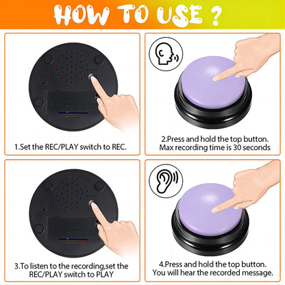Dog Communication Button – Recordable Talking Toy