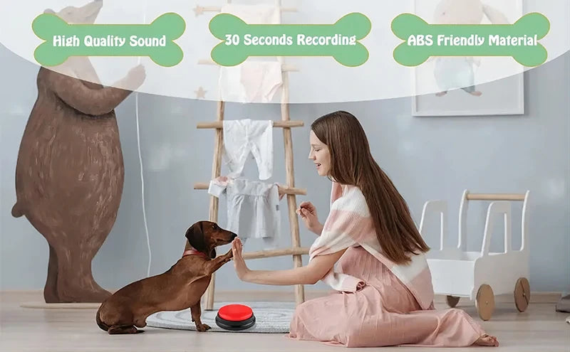 Dog Communication Button – Recordable Talking Toy