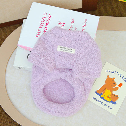 Soft Fleece Dog Jumper with D-Ring