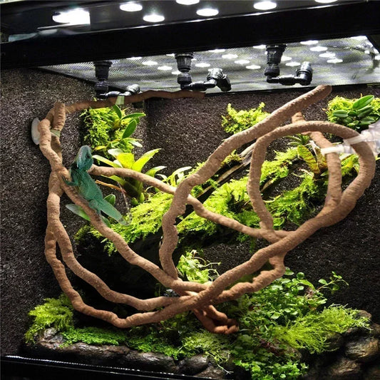 Bendable Reptile Vine – Large Flexible Jungle Climber for Terrariums
