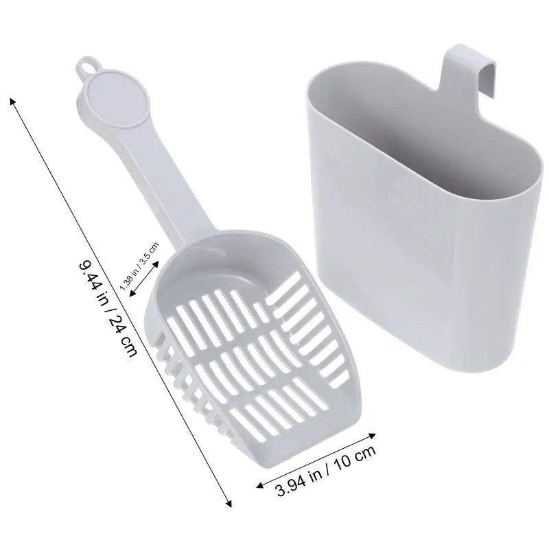 Cat Litter - 2Pc Cat Litter Scoop Sifter with Deep Tray