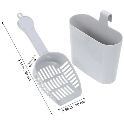 Cat Litter - 2Pc Cat Litter Scoop Sifter with Deep Tray