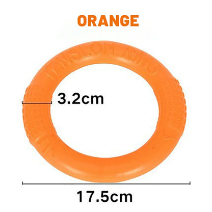 Tenslon Ring Dog Toy – Indestructible Flying & Chew Ring