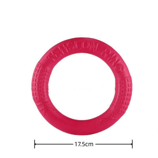 Tenslon Ring Dog Toy – Indestructible Flying & Chew Ring