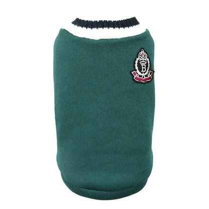 Preppy Knit Cat Sweater – Soft Pullover in 3 Colours